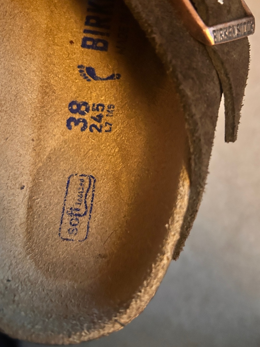Birkenstock Clog - mocha brown suede - Picture 4 of 8